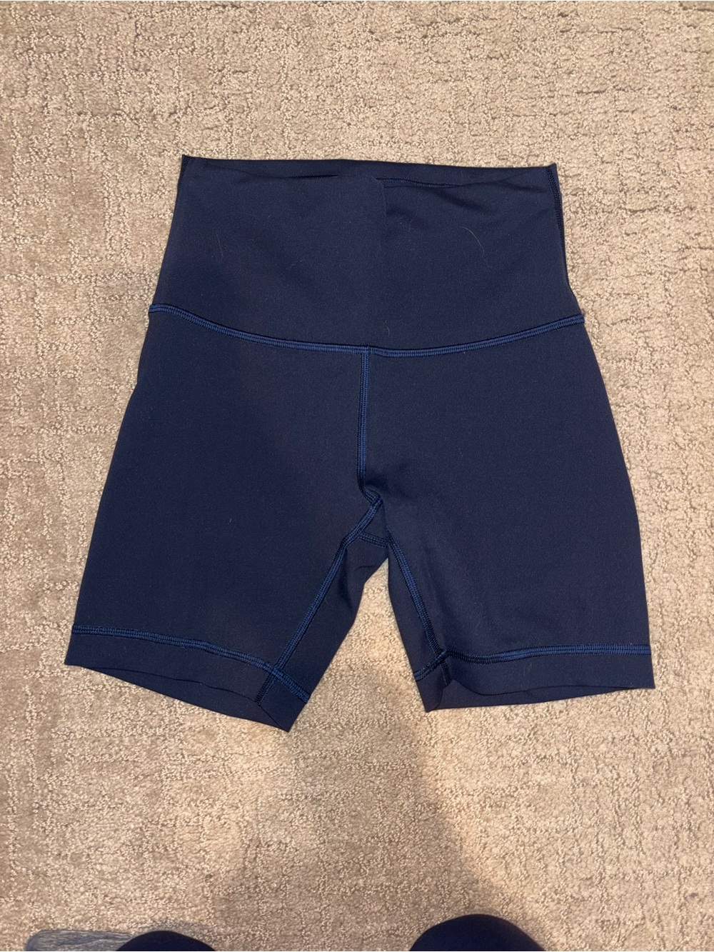 lululemon athletica Dark Navy High-Waist Bike Shorts